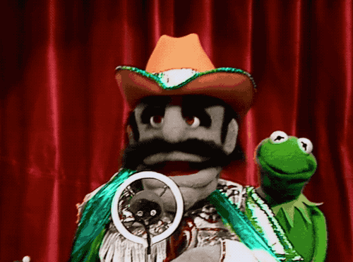 kermit shmushy face upstaged behind big tiny.gif