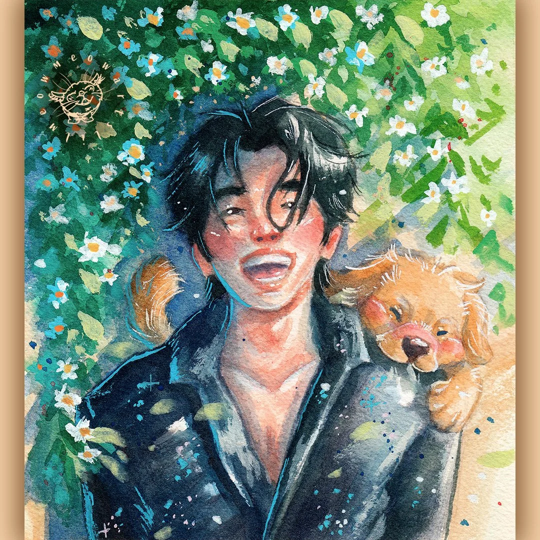Hey guys and welcome back to a new post!!🐕🐈

The scan of my latest painting which is fanart of SmartBoom from Top Form The Series! Autumn has officially arrived but here the sun still shines❤️

Have a lovely day and stay safe and happy everyone!!🐕