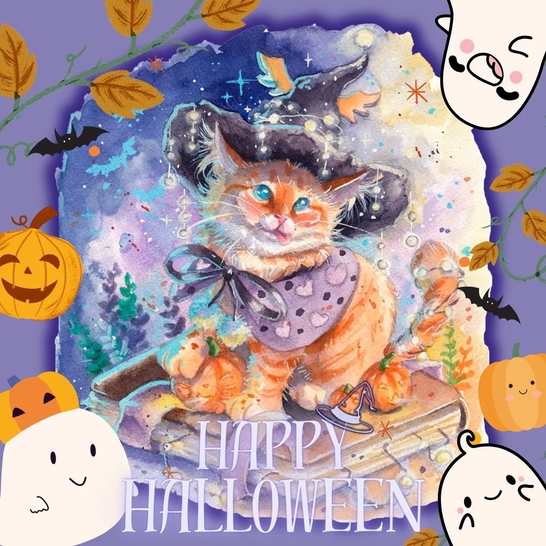 Hey guys and welcome back to a new post!!🐈🍄

HAPPY HALLOWEEN!🕸🍁☔ While we don't really celebrate Halloween here, I do enjoy the holiday, especially when people put jack'o lanterns out that glow in the dark❤️What are you doing for the creepy seaso