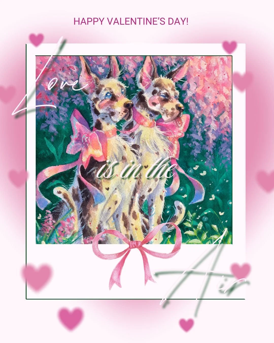 Hey guys and welcome back to a new post!!🌸💙

HAPPY VALENTINE'S DAY! I hope you have a wonderful day, share some love with the people around you and stay safe out there❤️

This painting is also for the second week of #Fineartfebruary2026 - Bonding. 