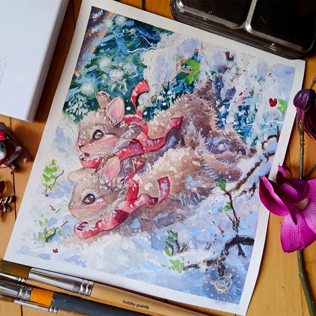 Hey guys and welcome back to a new post!!🐇✨

How is everyone doing today? I hope these cute fluffy bunnies can make your day a little brighter!

It's been a while since I posted! I've been busy preparing for my birthday, celebrating it and working o