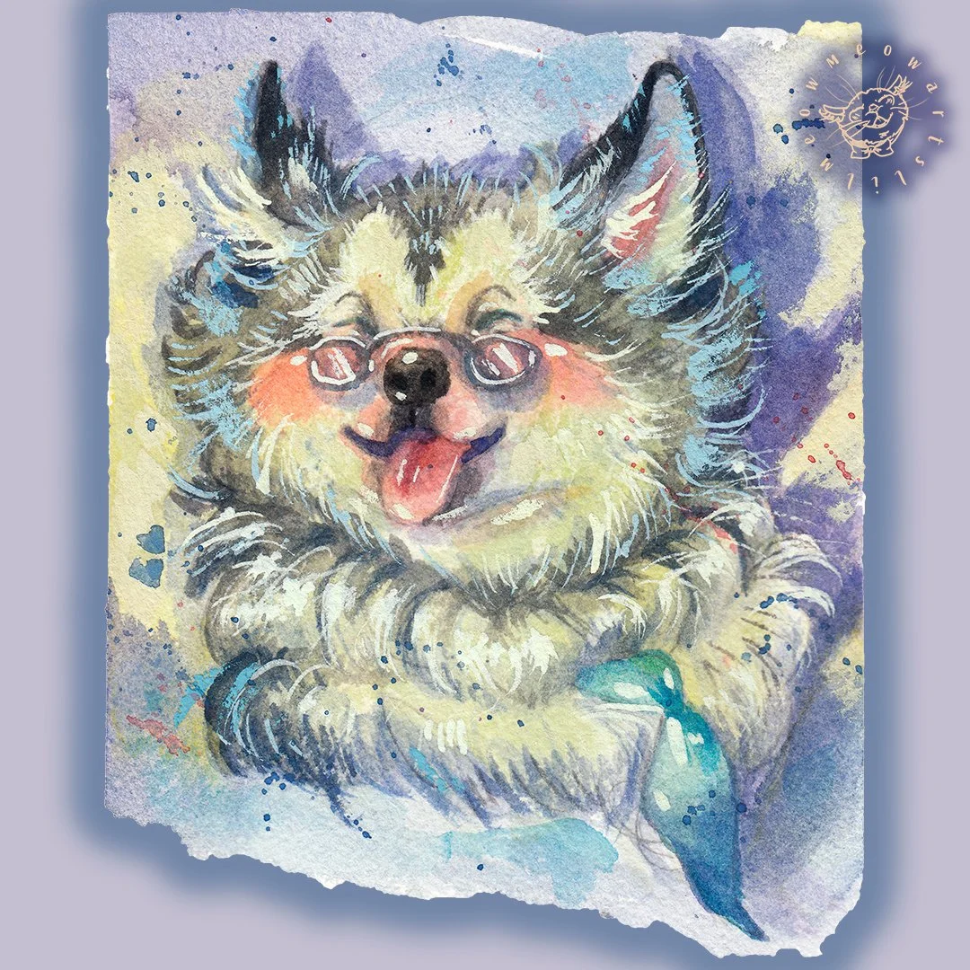 Hey guys and welcome back to a new post!!🐕🪻

The scan of the very elegant looking Husky painting I posted recently! Can you find the little hidden hearts in this painting?❤️

Have a lovely day and stay safe and happy everyone!!🐕🪻

#art #artist #s