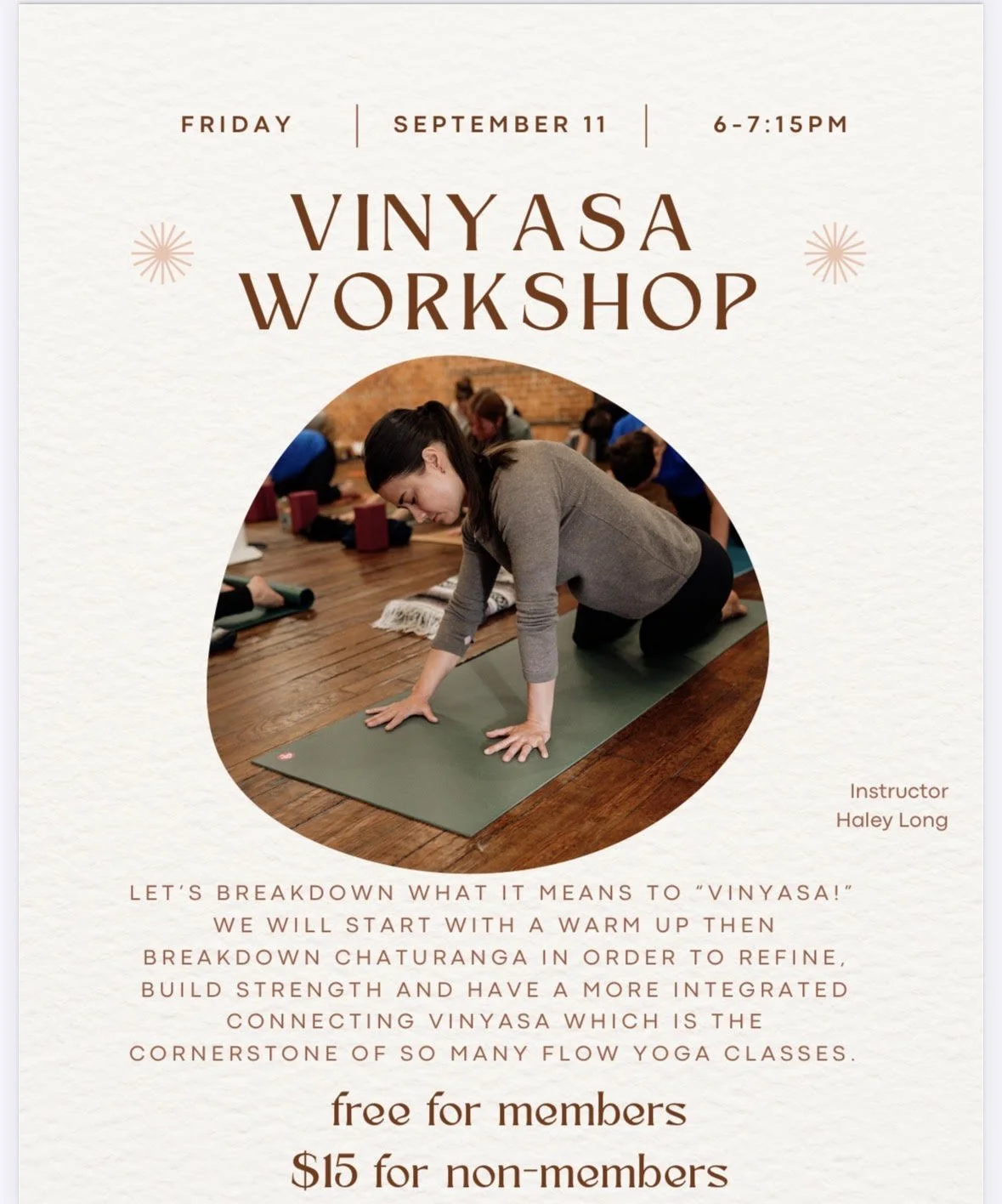 VINYASA WORKSHOP 