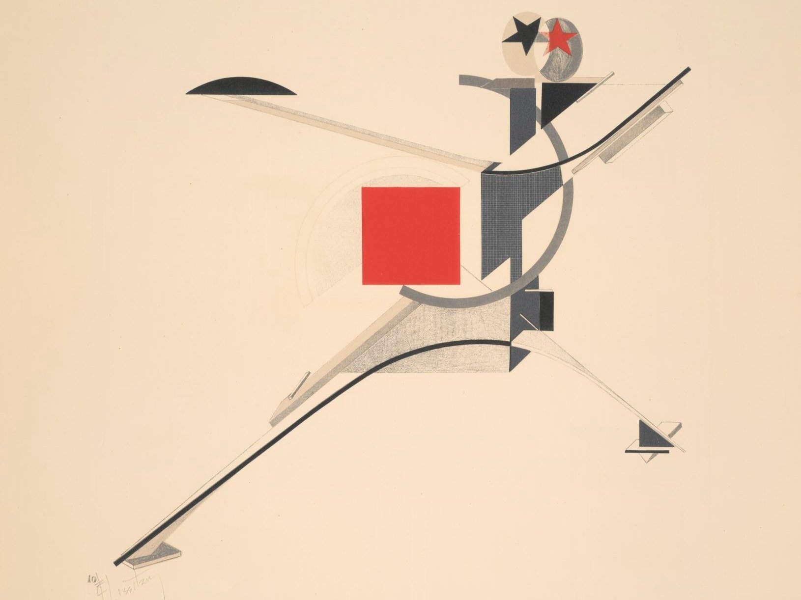  EL Lissitzky, The New Man, 1923 