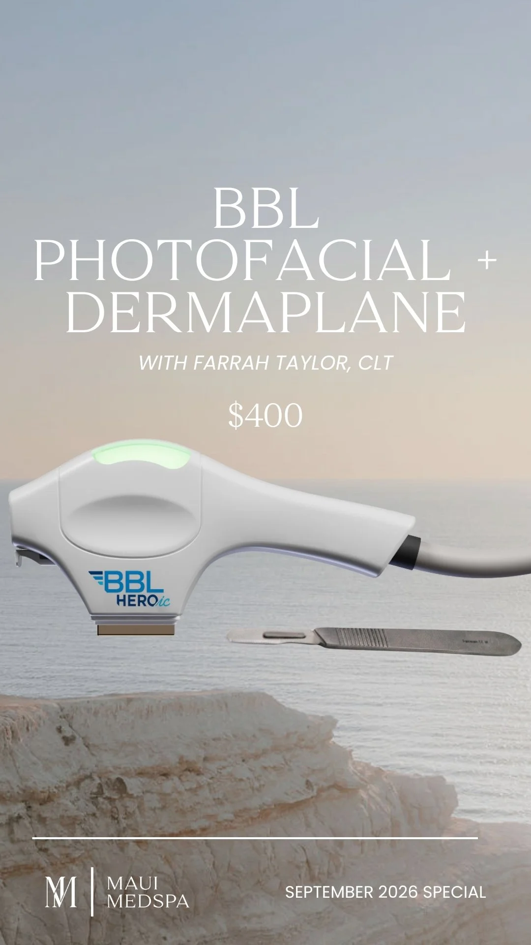 BBL Photofacial + Dermaplane