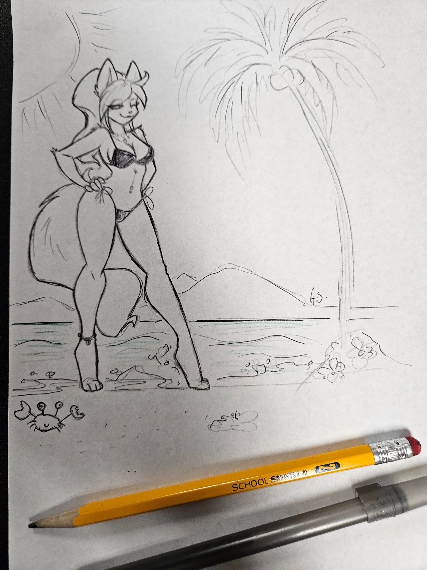 beachy sketch