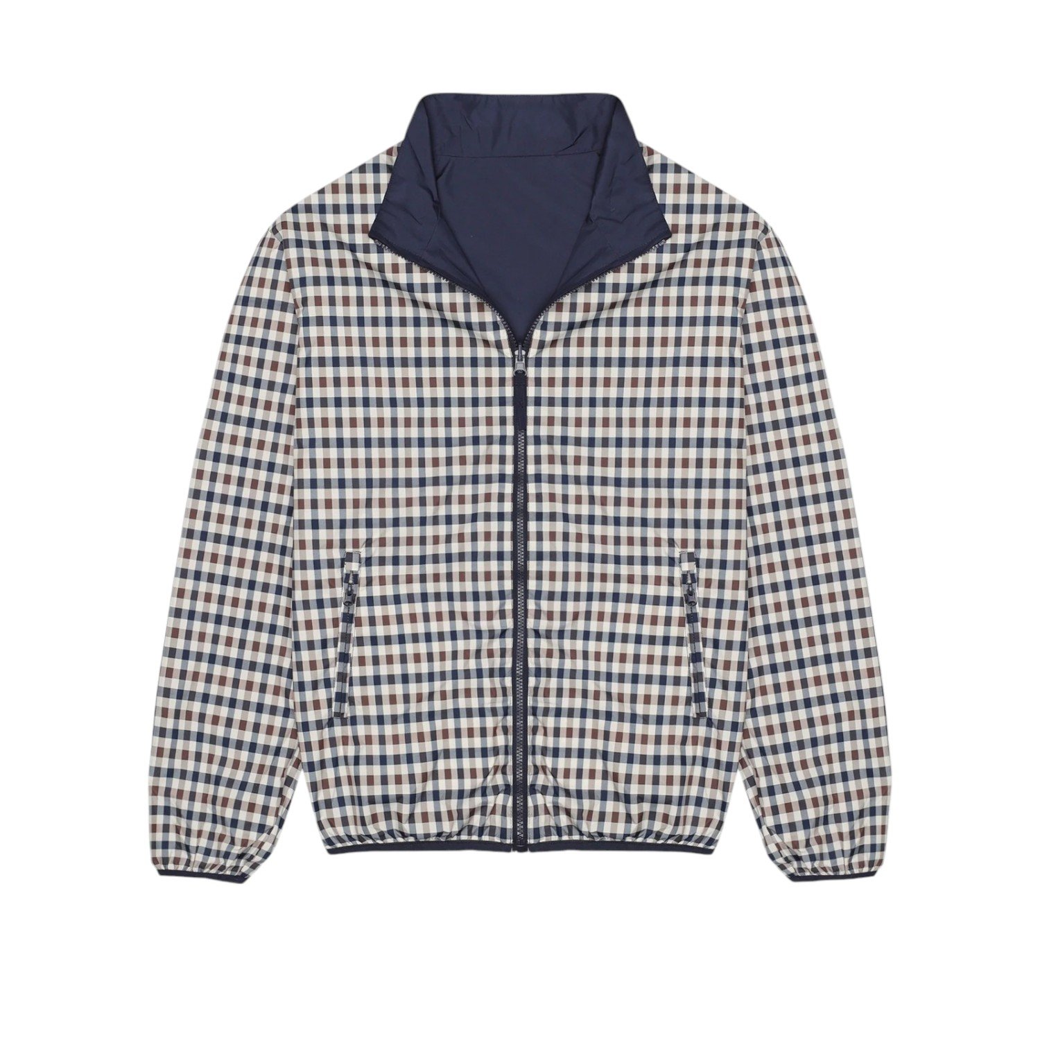 Aquascutum Sailor Reversible MC CK Neck Jacket - Navy-Jethwas.1