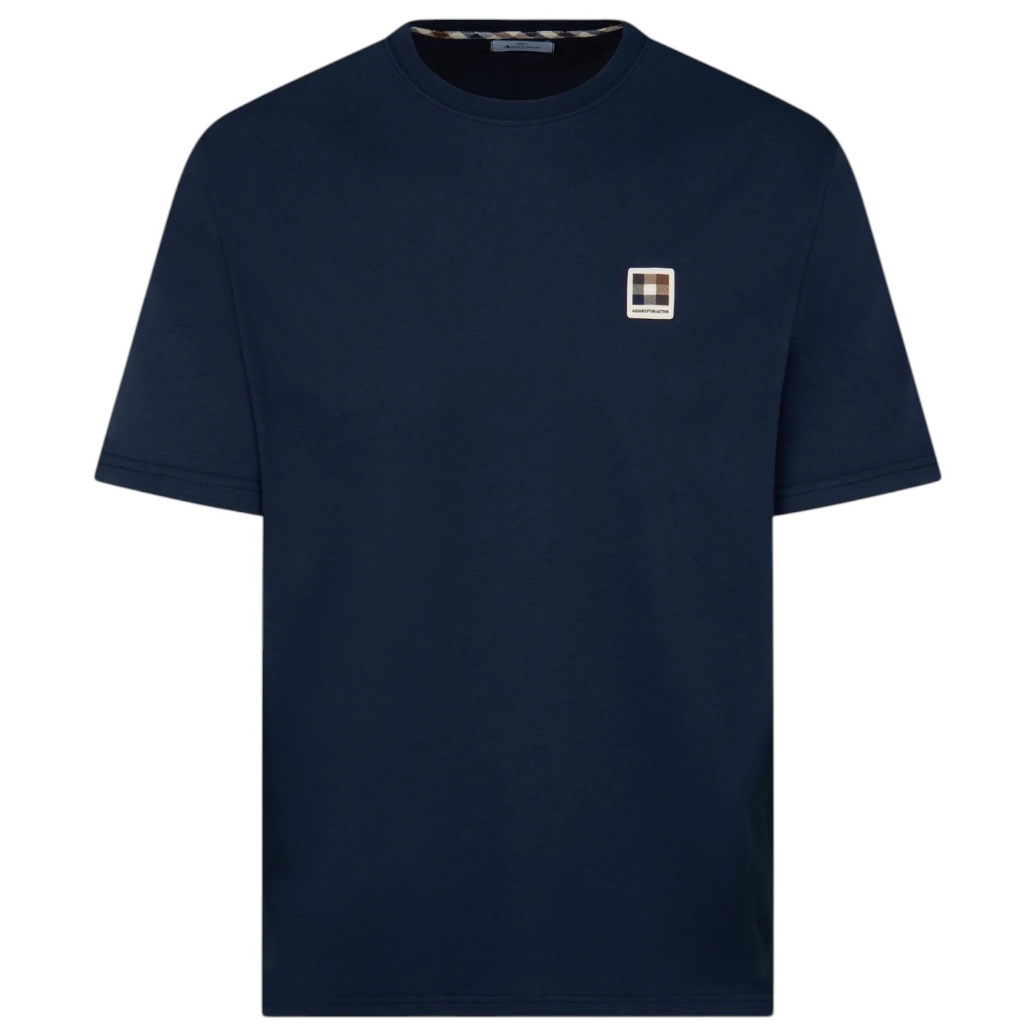 Aquascutum-Badge-T-Shirt-AAB006TS001-Navy-Jethwas