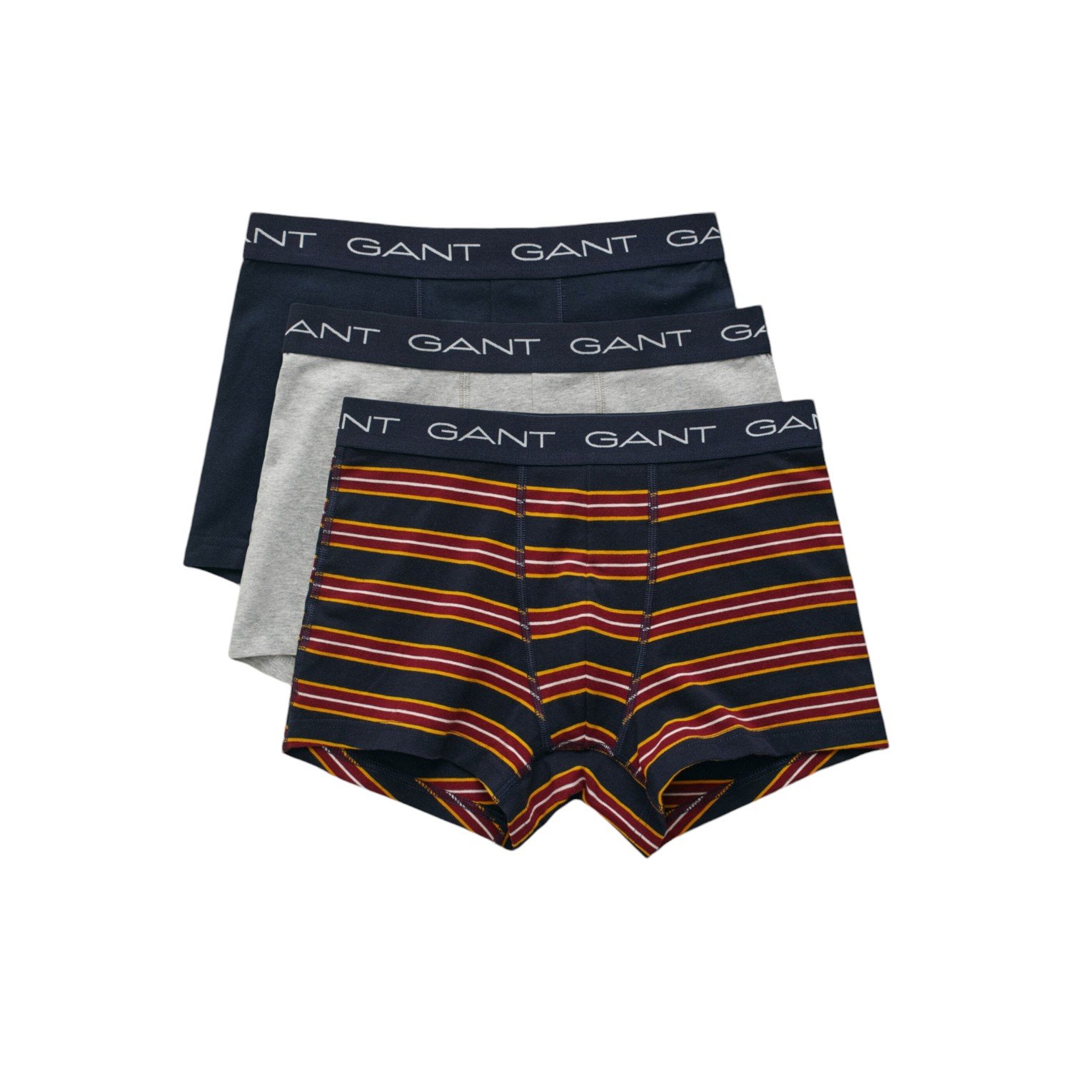Gant 3 Pack Boxer Trunks Set - Evening Blue-Jethwas