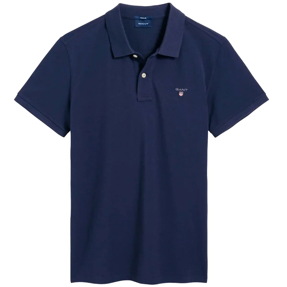 Gant Original Pique Polo Shirt Evening Blue — JETHWA CLOTHING