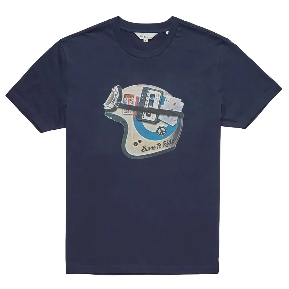 Ben Sherman In Mod Helmet T-Shirt - 0068166 - Marine — JETHWA CLOTHING
