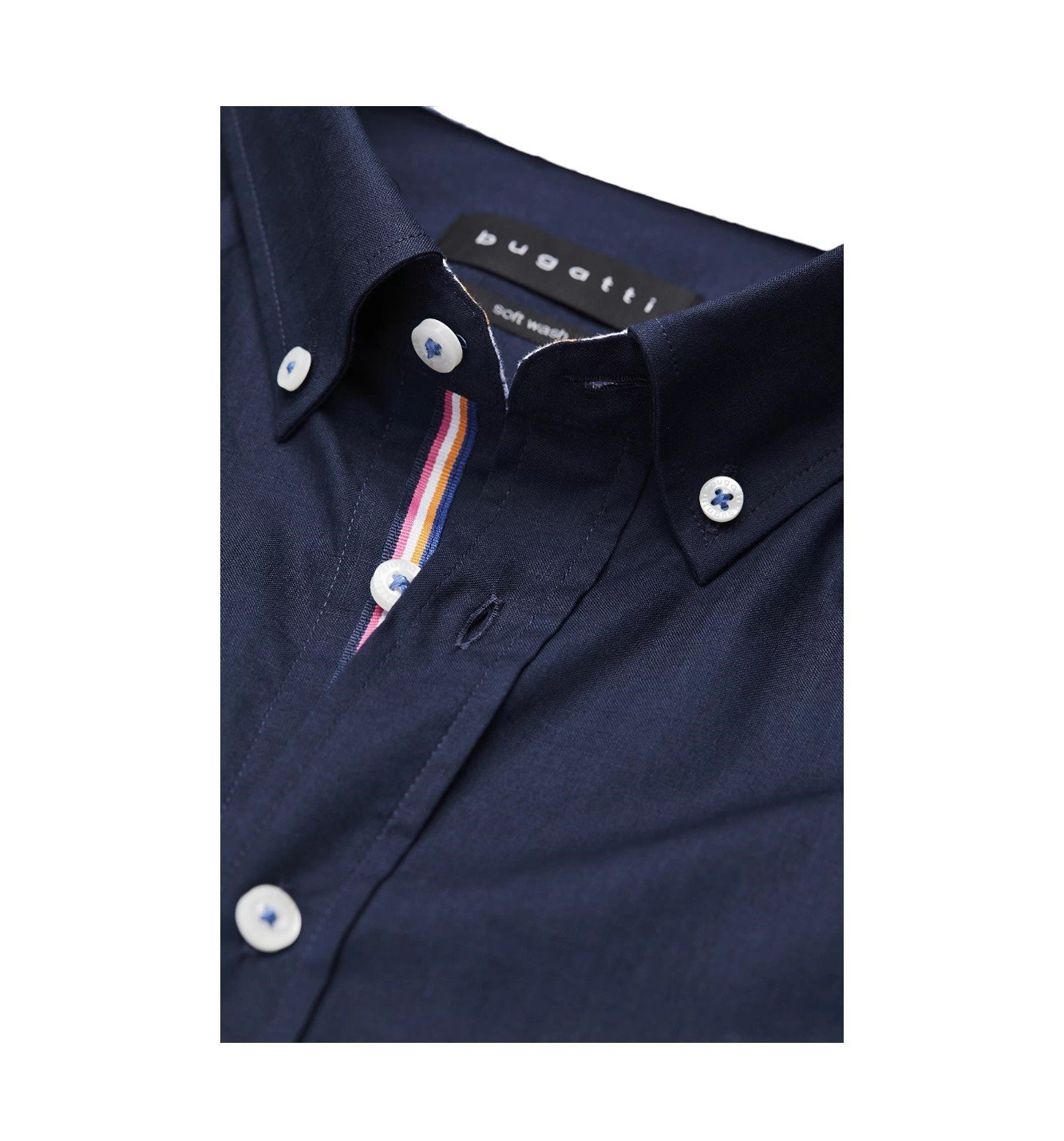 Bugatti Short Sleeves Shirt - 58334A/390 - Navy-Jethwas