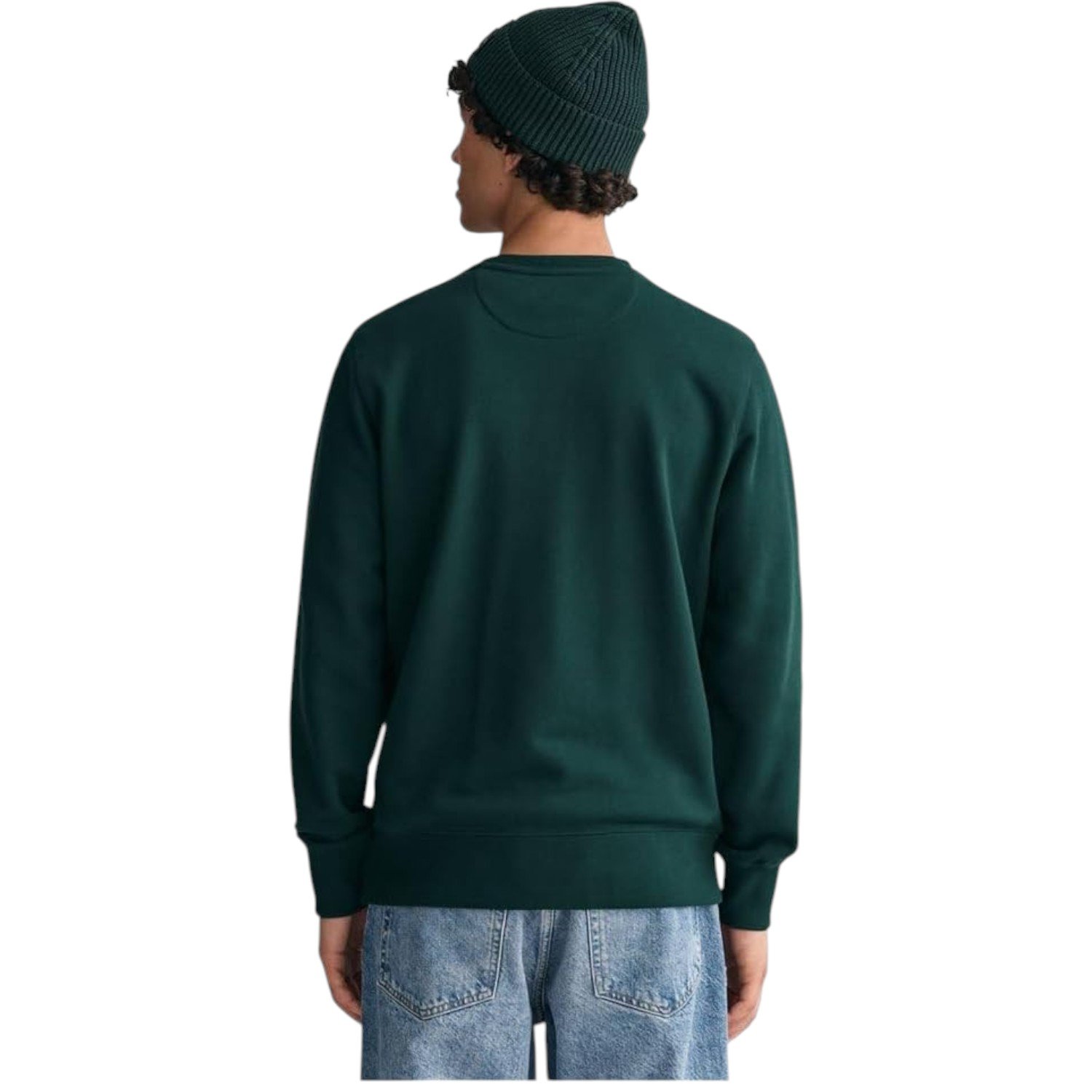 Gant Reg Shield C-Neck Sweatshirt -2006065 - Tartan Green-Jethwas.1