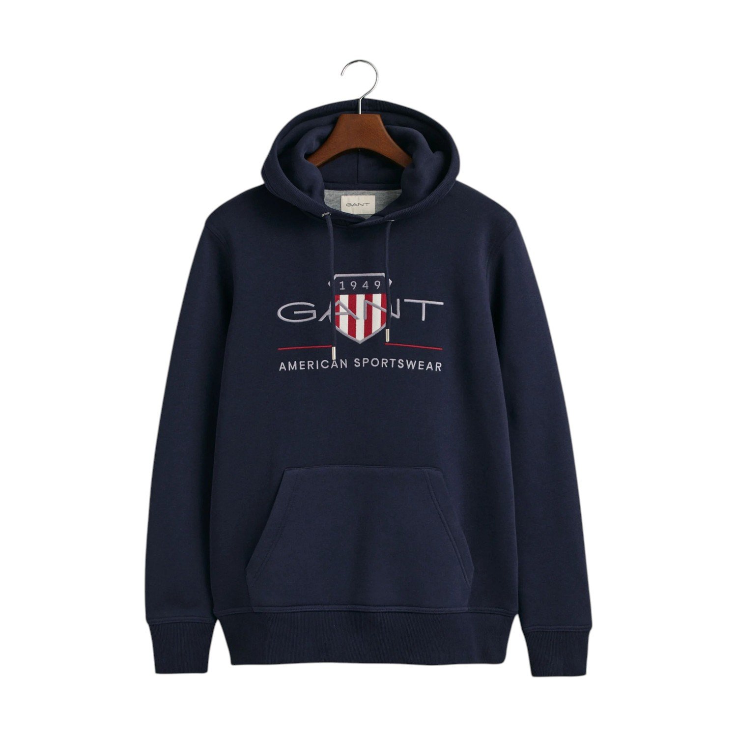 Gant Reg Archive Shield Hoodie - 2047042 - Evening Blue-Jethwas.3