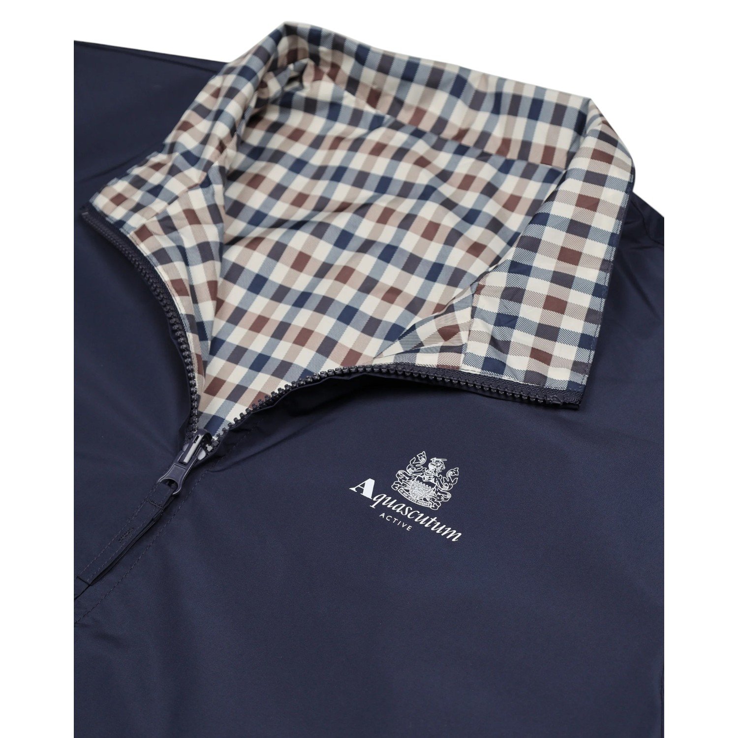 Aquascutum Sailor Reversible MC CK Neck Jacket - Navy-Jethwas.3