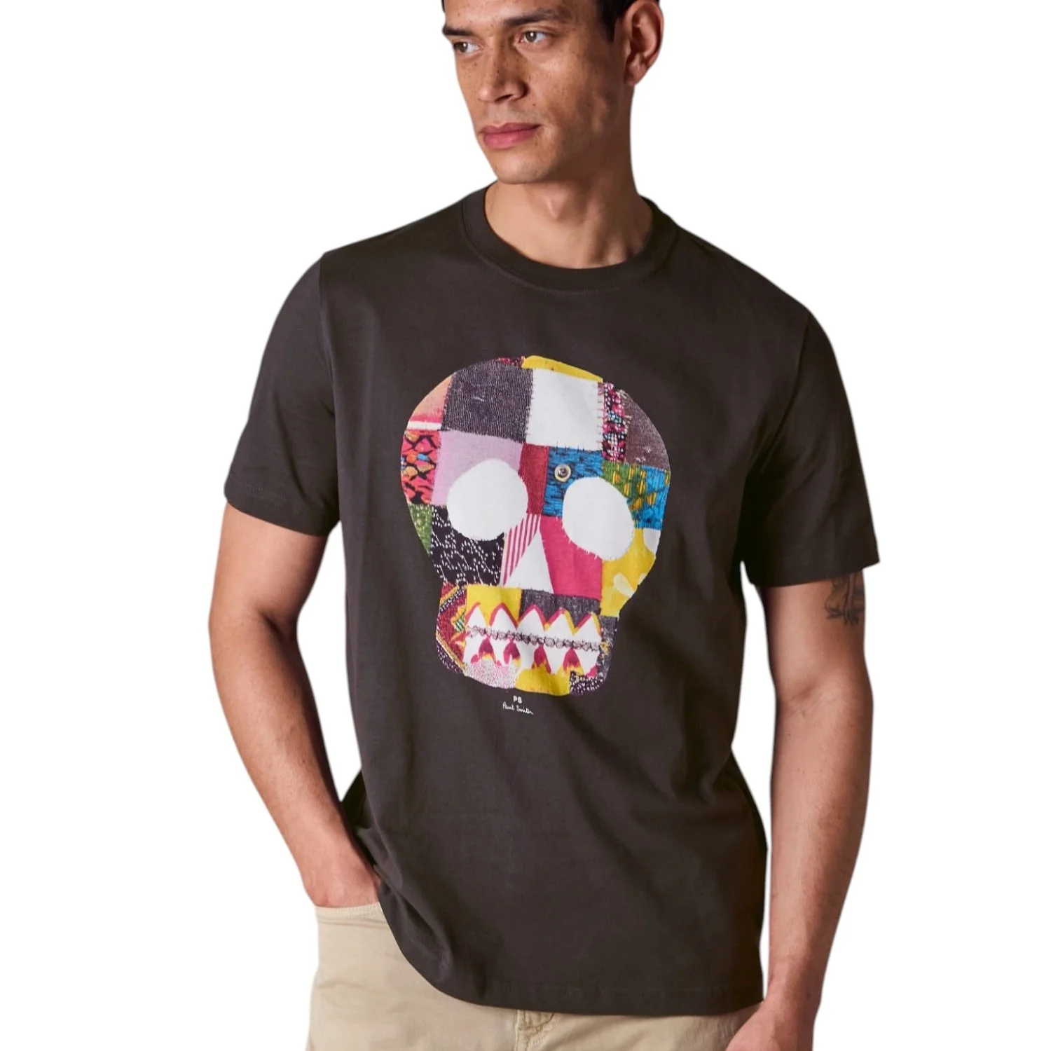 Paul-Smith-Skull-T-Shirt-M2R010RVP5794-Dark-Grey-Jethwas.2