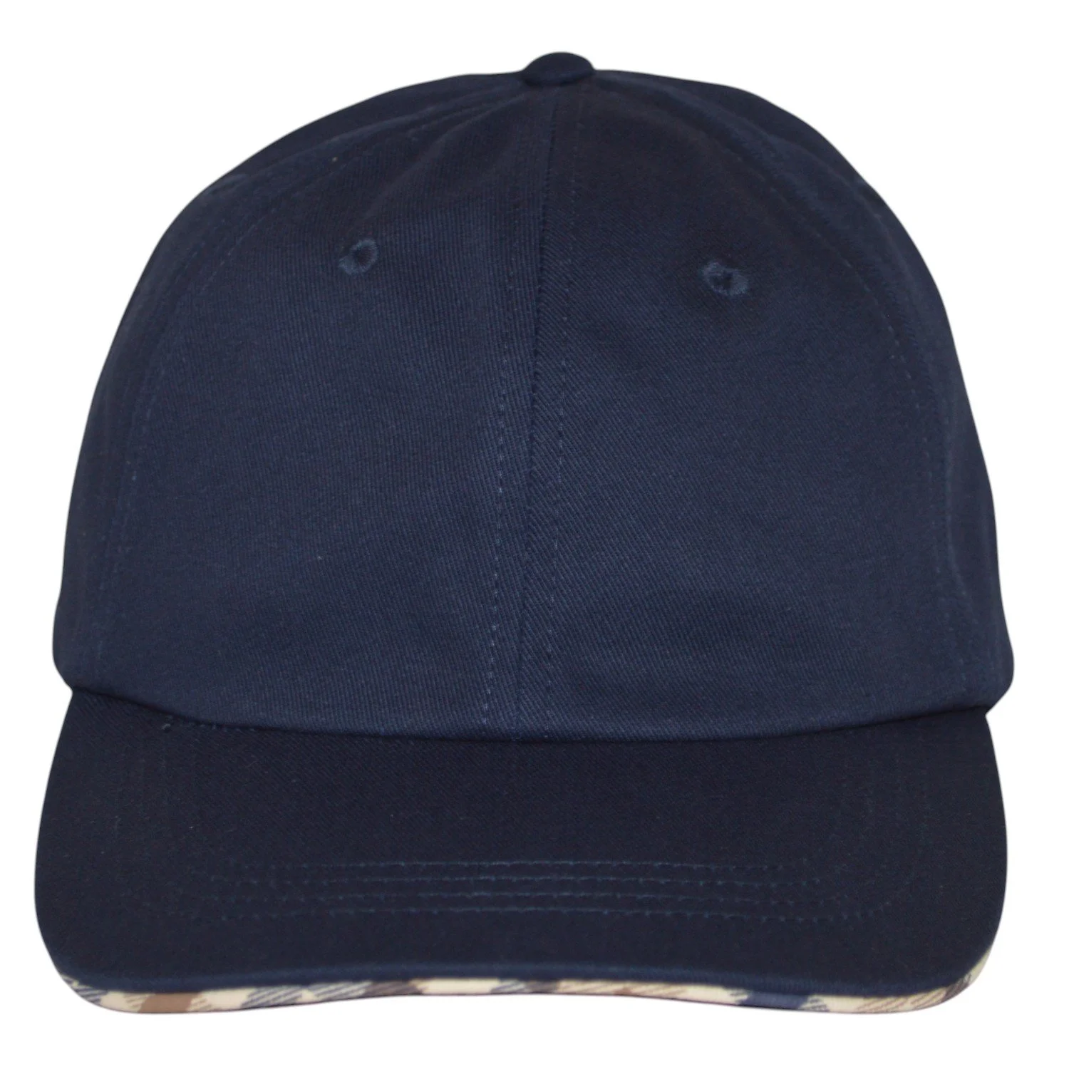 Aquascutum Cotton Border Cap - AAICONCP023 - Navy