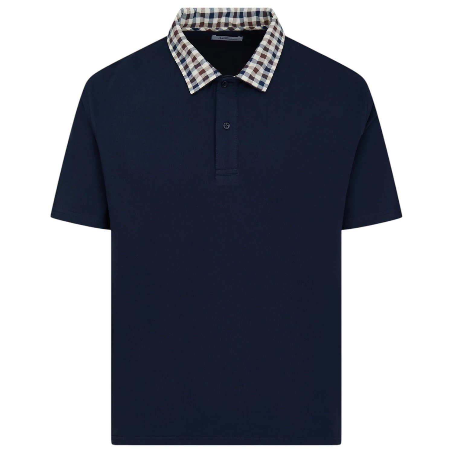 Aquascutum-Club-Check-Collar-Polo-AAB006P0006-Navy-Jethwas
