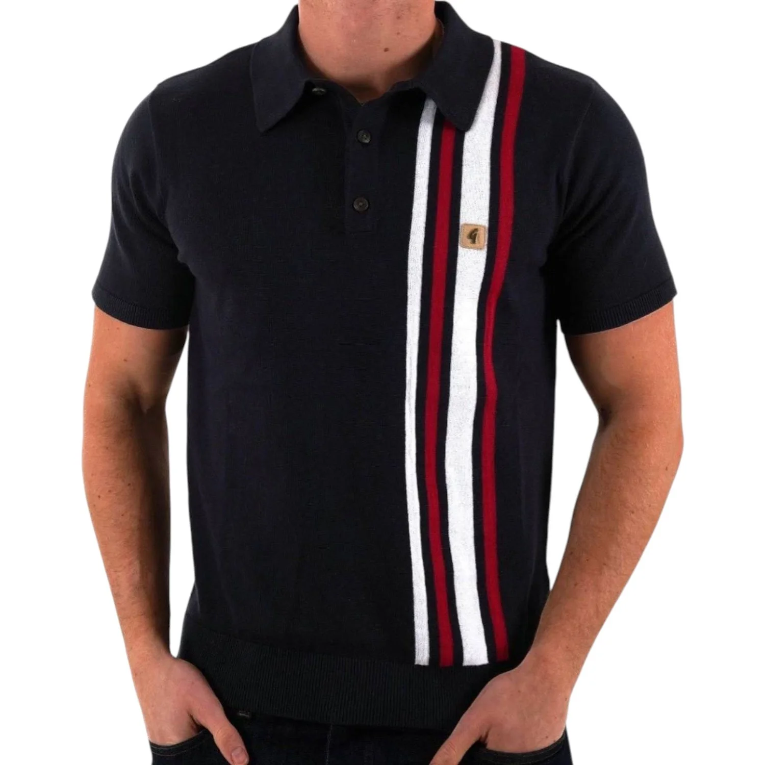 Gabicci-Men`s-Knitted-Polo-Shirt-V56GM03-Navy-Jethwas