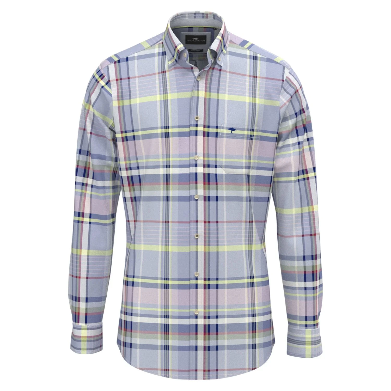 Fynch Hatton Shirt - 1602-8260 653 - New Breeze