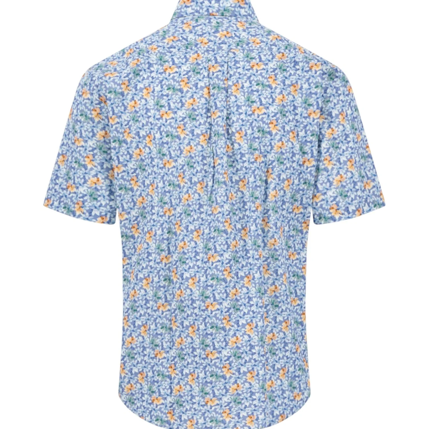 Fynch-Hatton-Short-Sleeves-Shirt-1604-5061-212-Tangerine-Jethwas.1