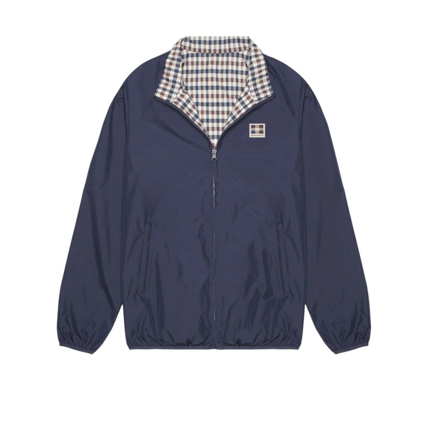 Aquascutum Sailor Reversible MC CK Neck Jacket - Navy-Jethwas