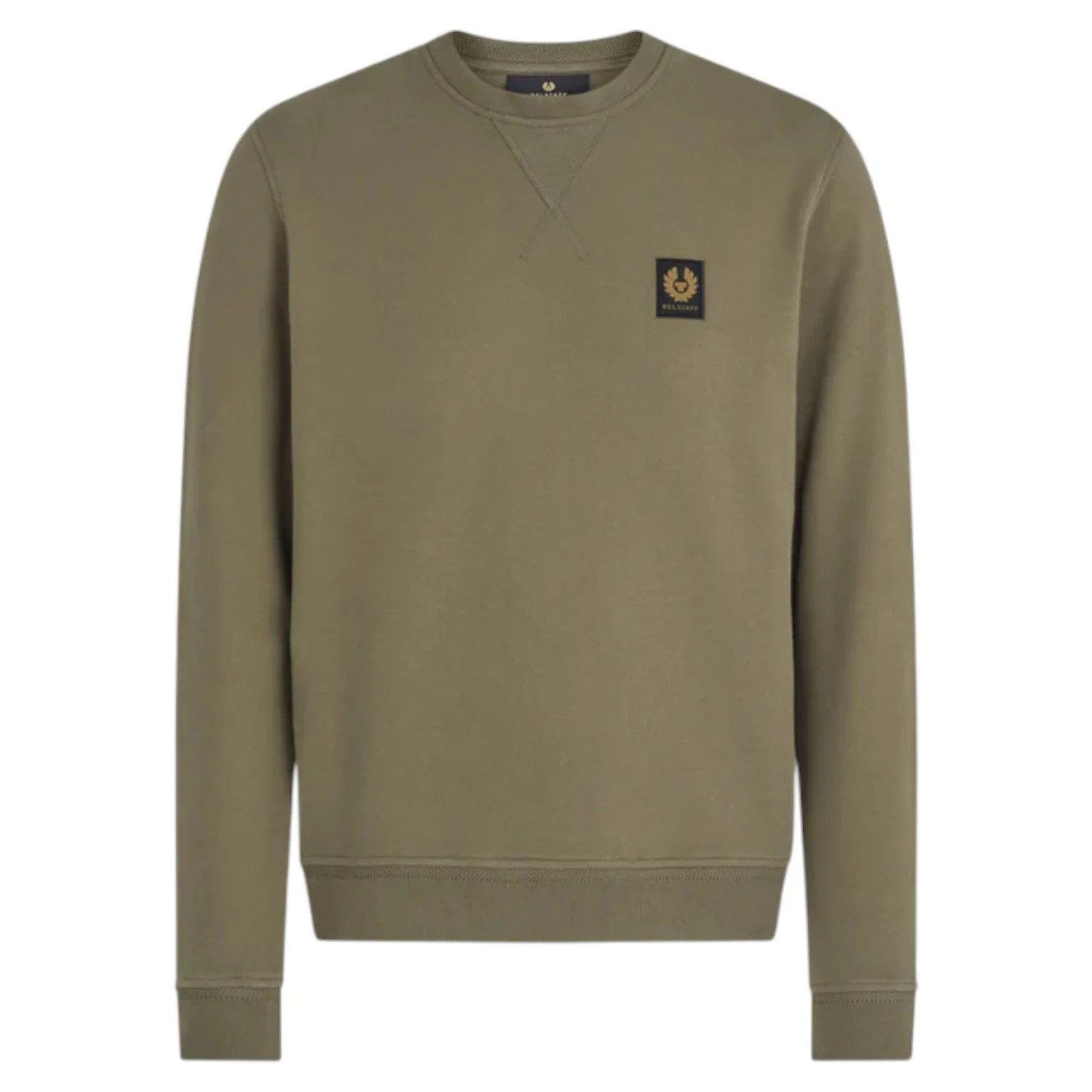 Belstaff-Crew-Neck-Sweatshirt-100049-True-Olive-Jethwas