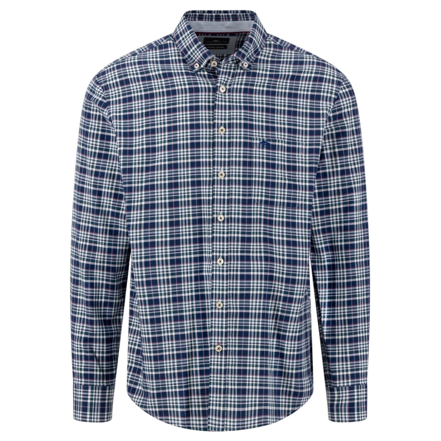 Fynch-Hatton-Shirt-1608-6200-673-Teal-Jethwas