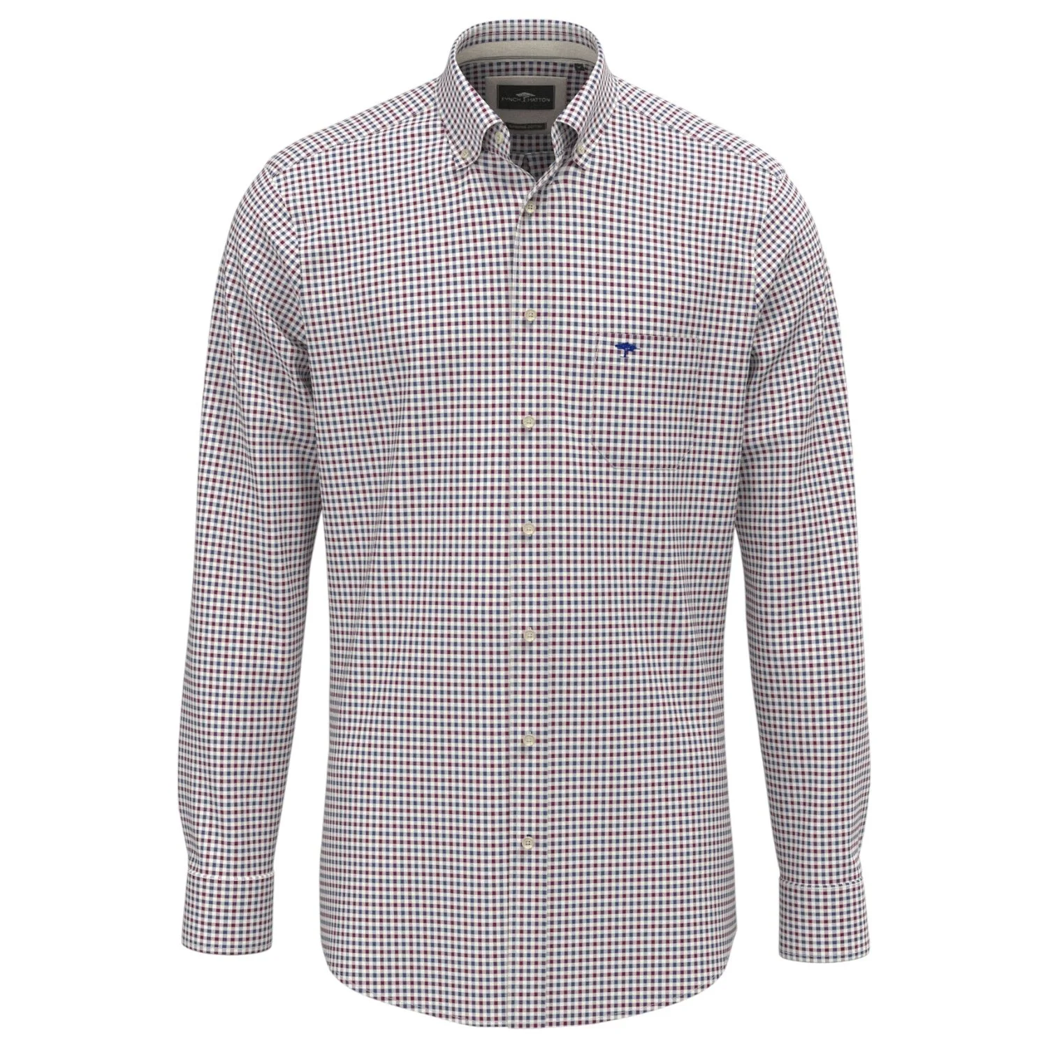 Fynch Hatton Shirt 1602-8200 341 - Cranberry Red