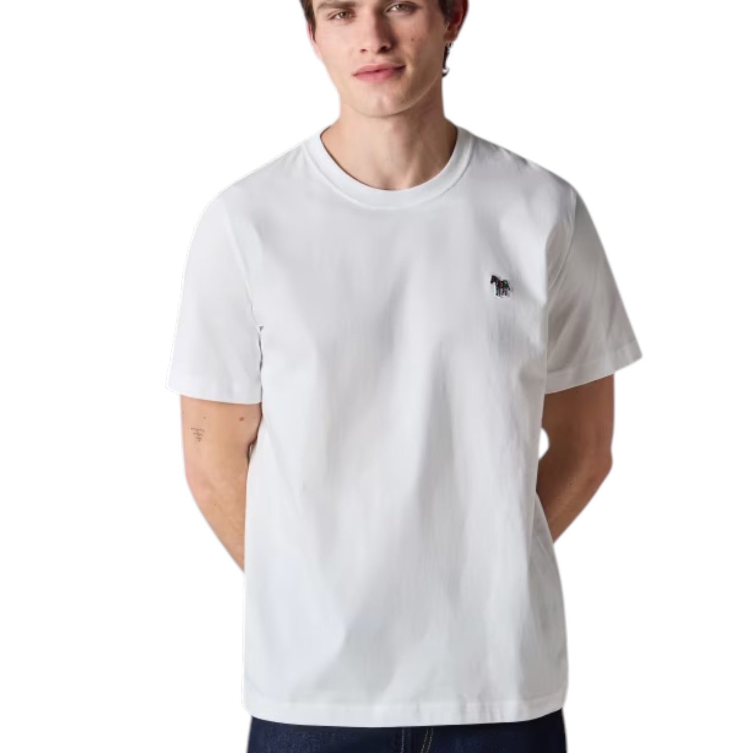 Paul-Smith-Zebra-Badge-T-Shirt-White(01)-Jethwas.1