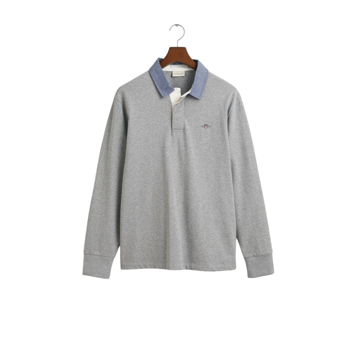 Gant Reg Chambray Heavy Rugger - 2004082-Grey-Jethwas.3