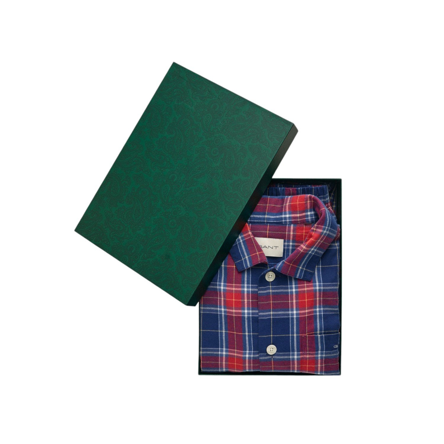 Gant Flannel Pyjamas Set - 902449 - Persian Blue-Jethwas-3