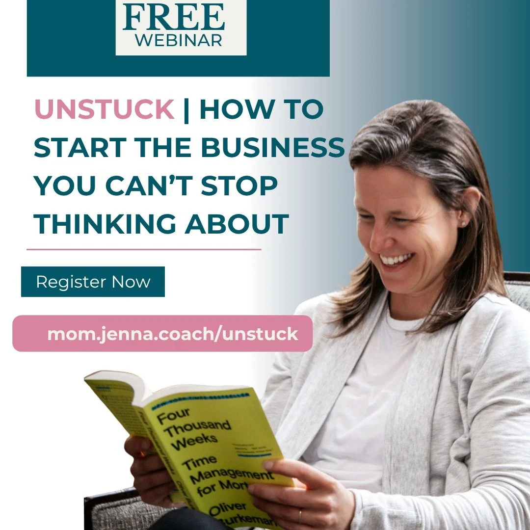 Most moms who want to start a business are making the process way harder than it needs to be.

Not because they aren&rsquo;t capable.

But because they think they need:

✔️ a perfect plan
✔️total clarity
✔️a niche figured out
✔️more time
✔️more crede