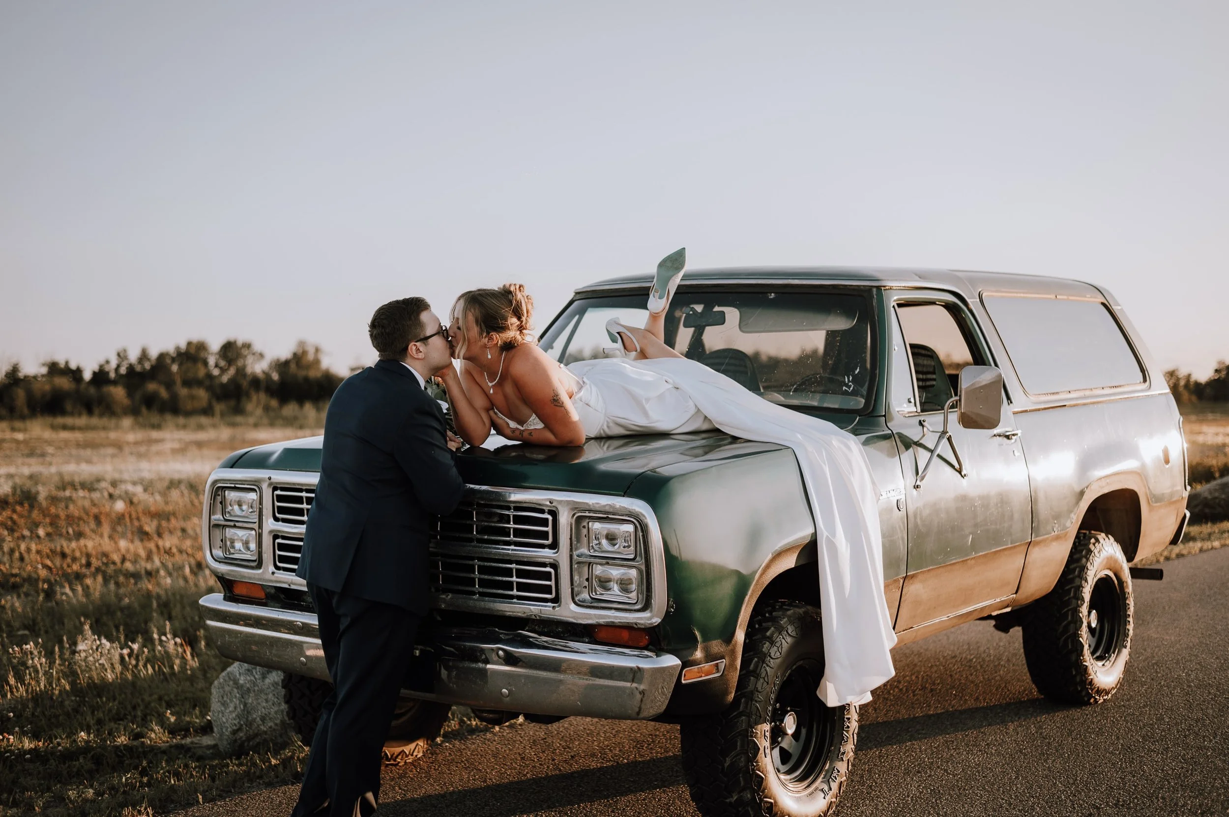 August 15th, 2025 | another sneak into this wedding day 🤍

Florals : @j_k_petalspaints
Hair : @brittany_at_theglambar
Dress and Veil : @wbridalsyxe
Rings : @peoplesjewellers
Groom&rsquo;s Attire : @mooresclothing
Videography : @chloemardell_