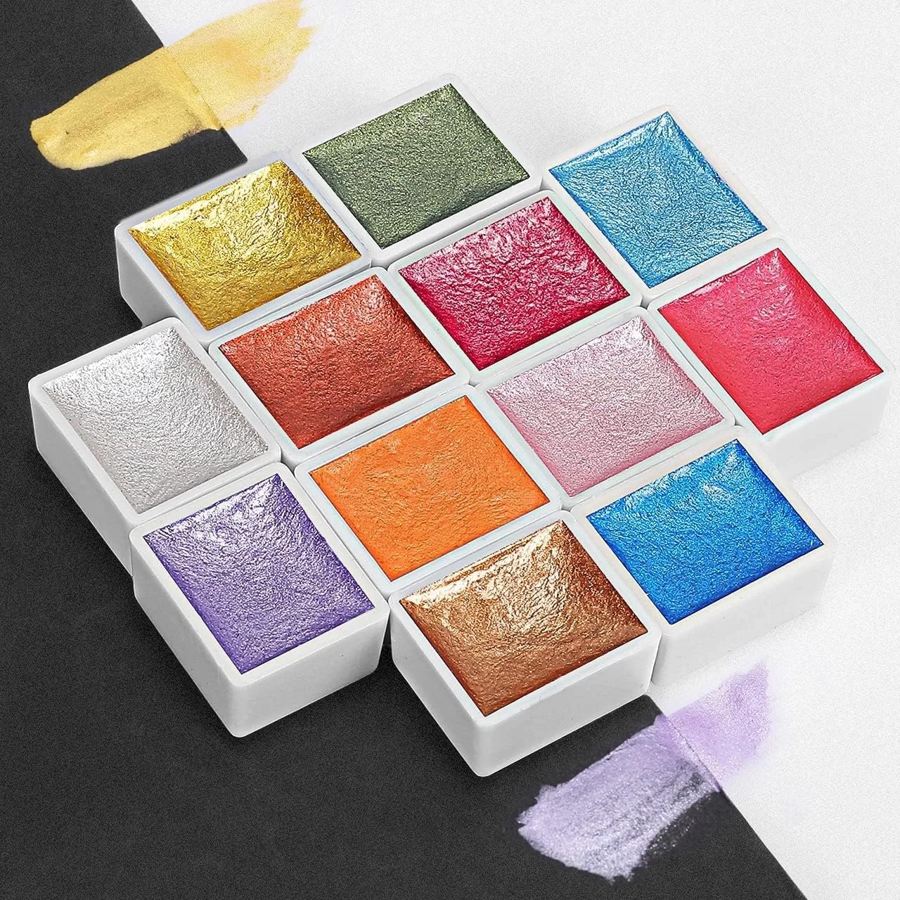 Emooqi Metallic Watercolor Paints Set: A Stunning Addition to Your Art Supplies