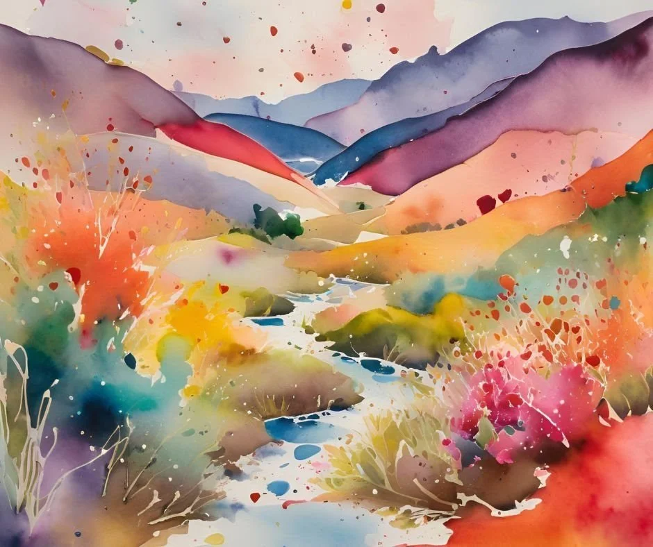 Free your heart and let your brush dance on the canvas. 🖌 Embrace a loose, free style that lets your creativity flow without bounds. Remember, every brushstroke tells a part of your unique story. Dive into the world of watercolor with us today!#arti