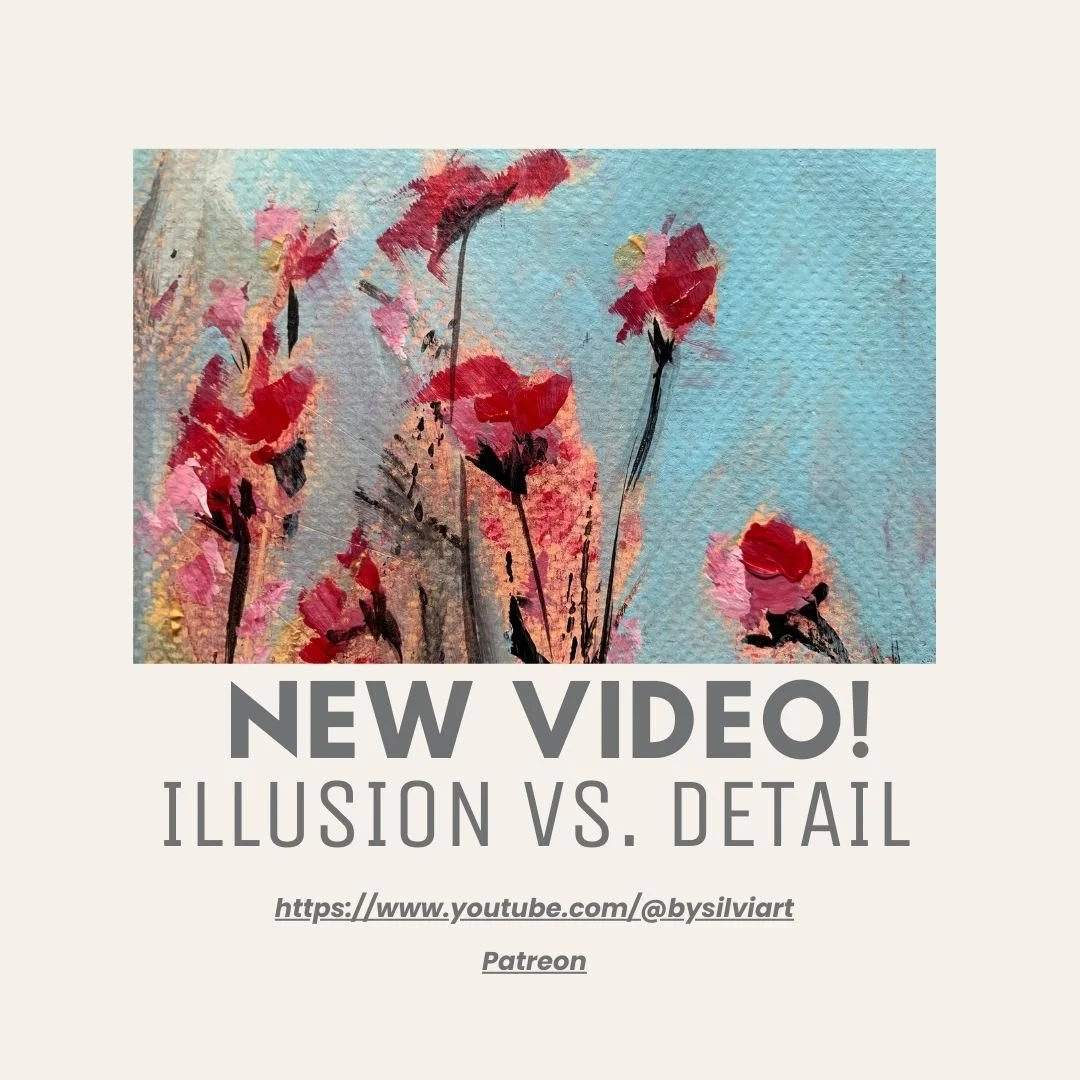 This one felt very intuitive. I wasn&rsquo;t aiming for realism&mdash;just letting color, texture, and movement lead the way.

New video on YouTube @bysilviart
and Patreon: https://www.patreon.com/posts/150218012