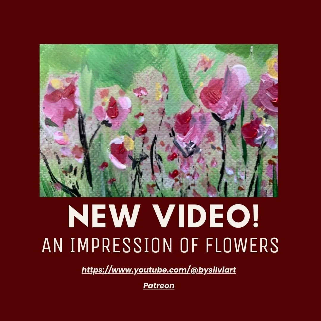 Dreaming in Pink is all about the illusion of flowers, suggested, not defined.

I went in with a clear idea of the kind of flower I wanted to paint, and let that intention guide loose marks, soft pinks, and layered greens. It&rsquo;s more about what 