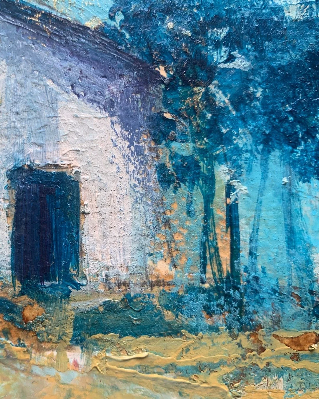 Latest painting. Close up