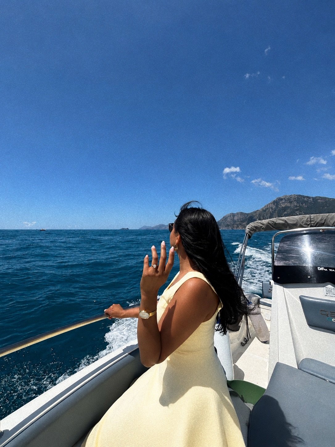 So we both almost fell overboard lol, but with us, I wouldn&rsquo;t want it any other way. Yes to forever, in every lifetime with my bestie @kcpinto.

From being on the back of your Bixi on our first date, to riding Vespas along the Amalfi Coast, I&r