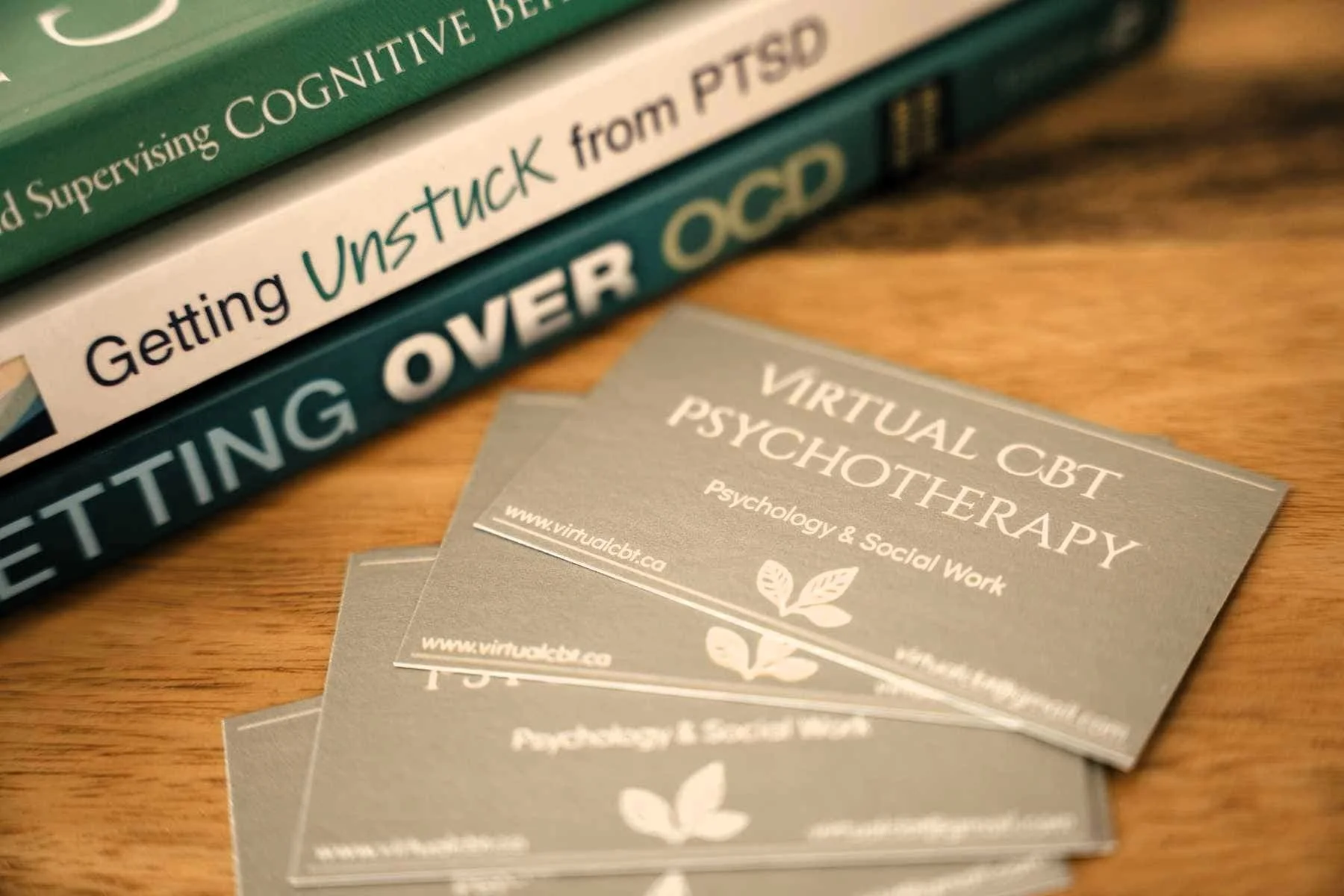 Virtual CBT Business Cards - Therapy Fees