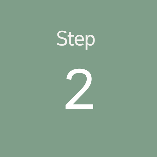 Icon that says "step 2"