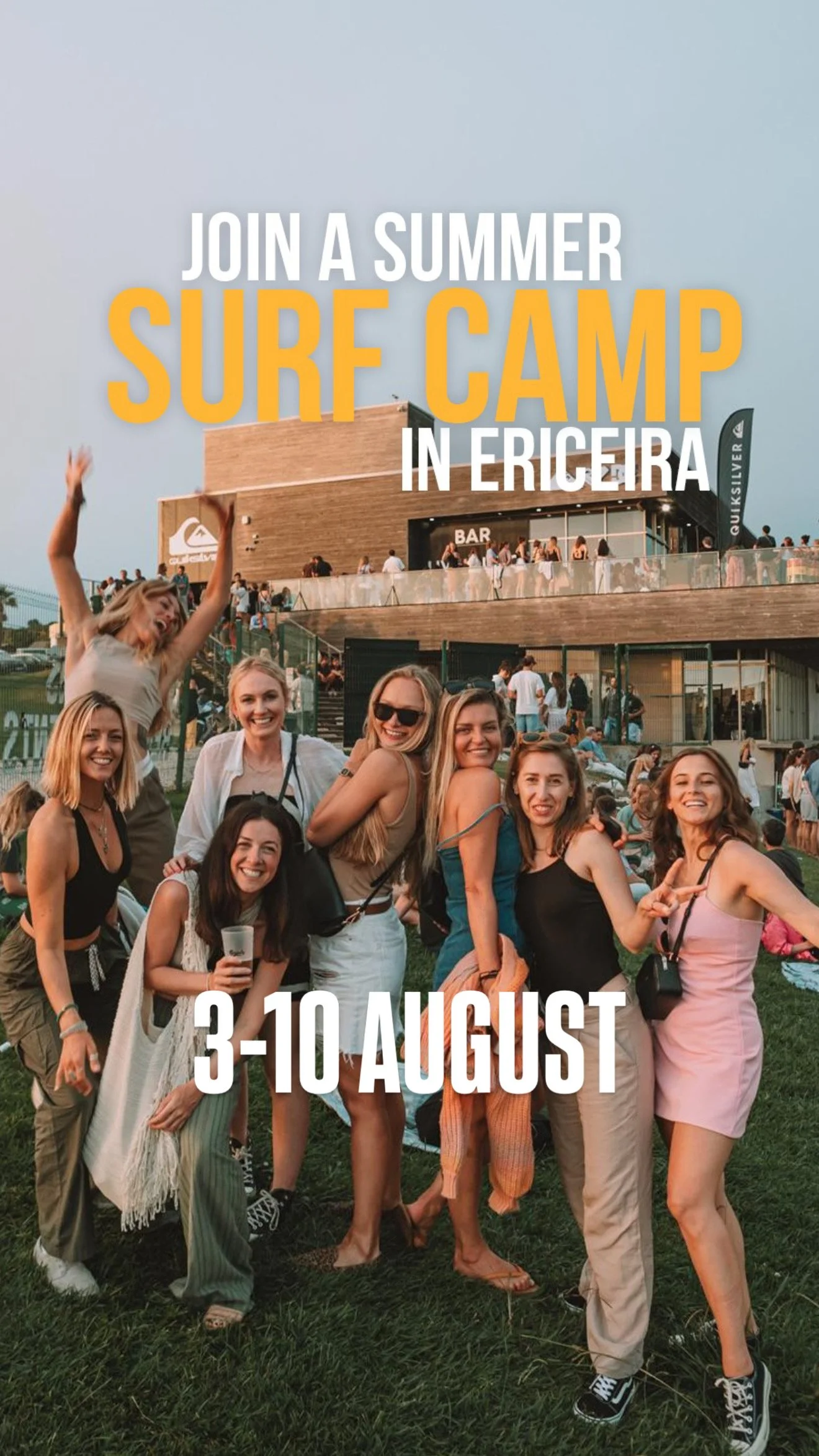 Surfing Week in Ericeira Summer 3-10 August 2026 -10%