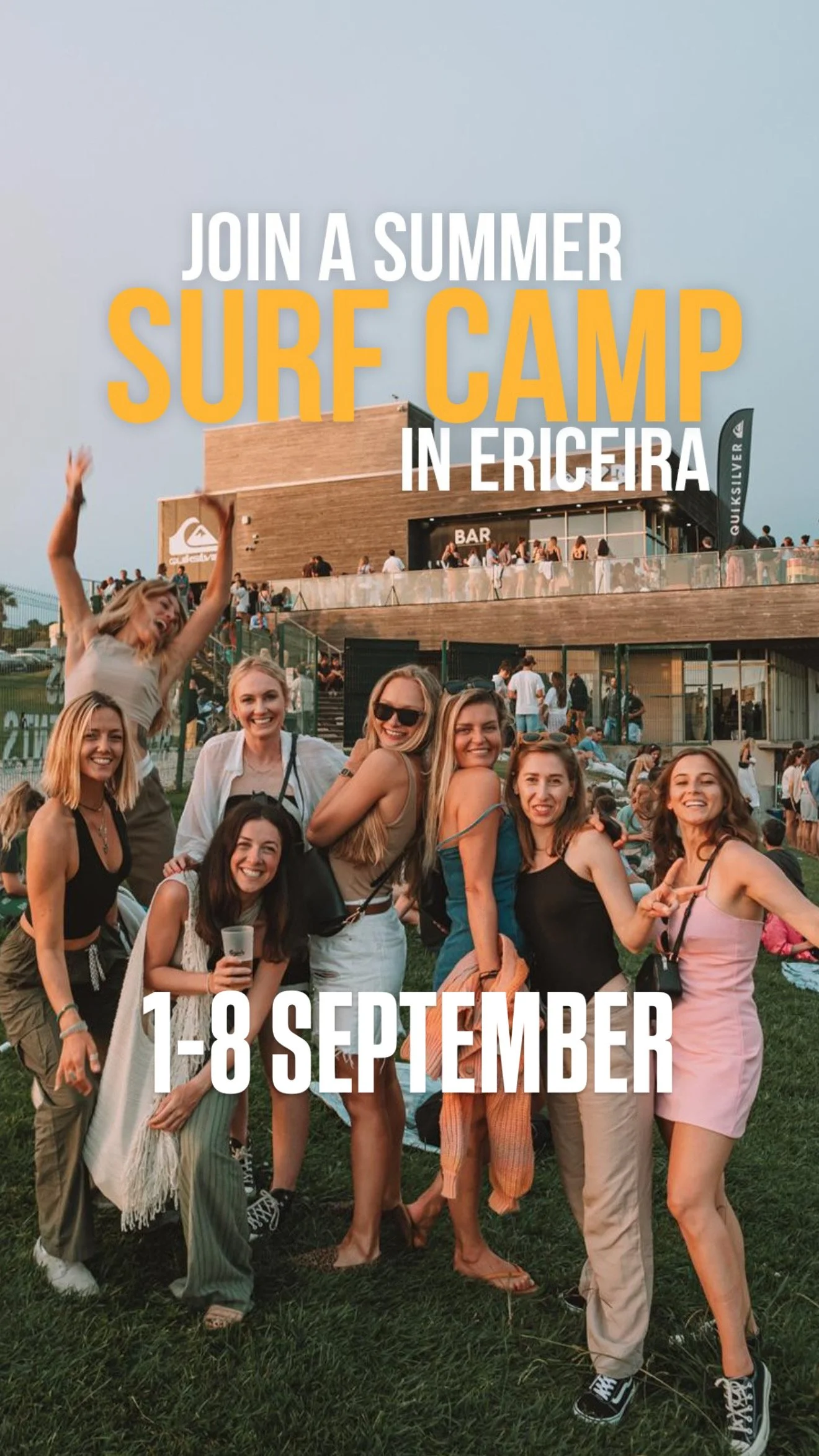 Surfing Week in Ericeira Summer  1-8 September 2026 -10%