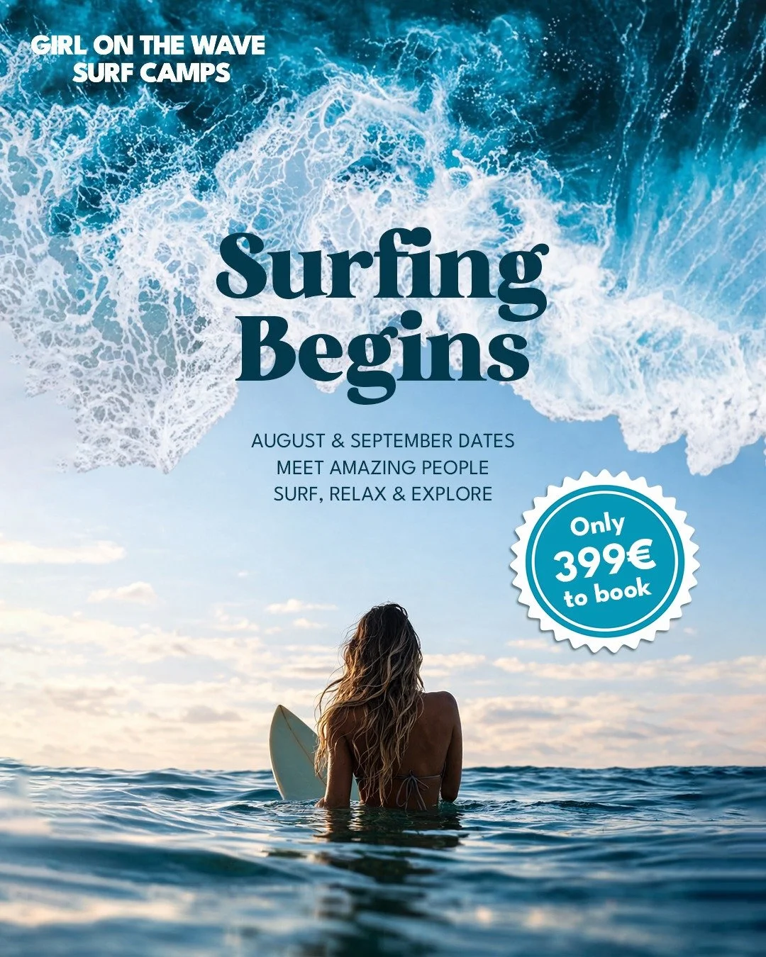Surfing Week in Ericeira Summer 13-20 August 2026 (only 4 beds left) -10%
