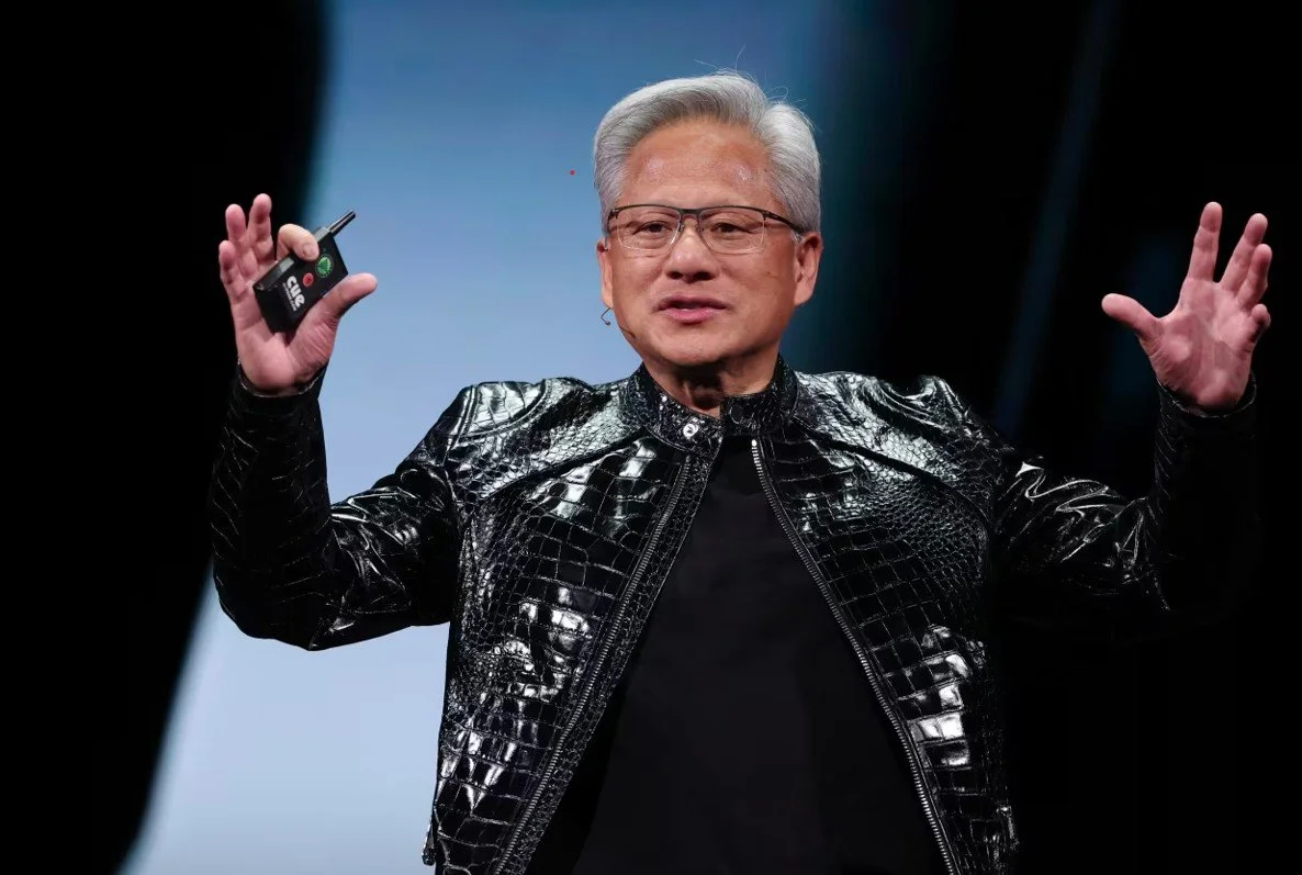 Jensen Huang, CEO of Nvidia, speaking about innovation, experimentation, organisational learning, and company growth.