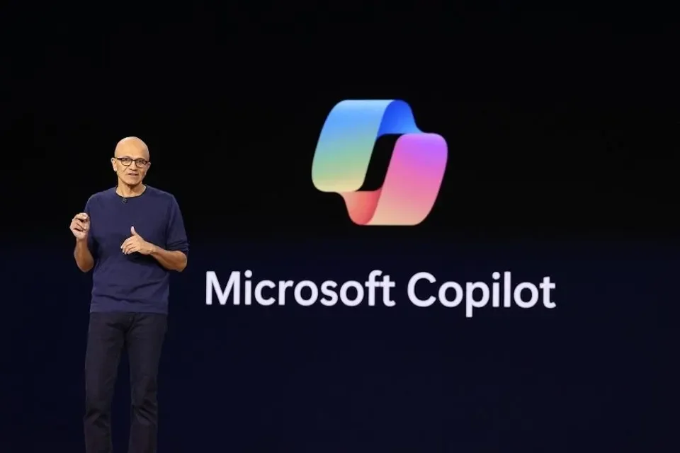 Microsoft Copilot workplace AI tool supporting productivity, collaboration, focus, and employee workflows.
