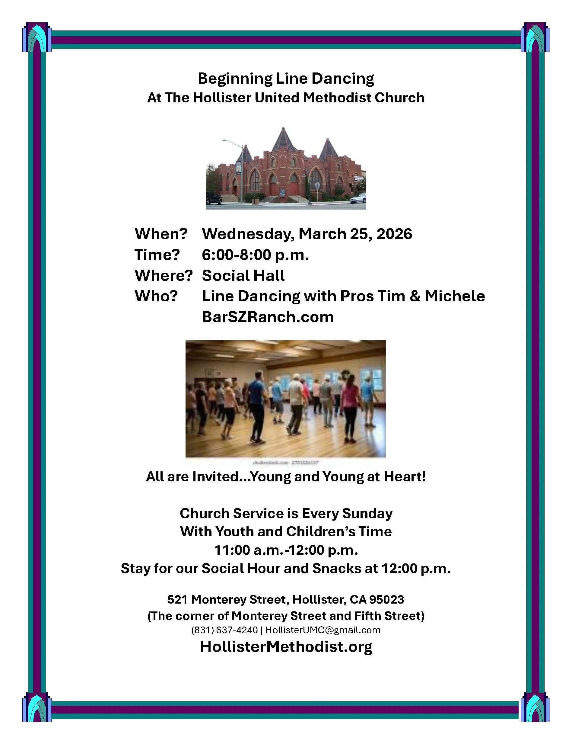 Image of Line Dancing Flyer