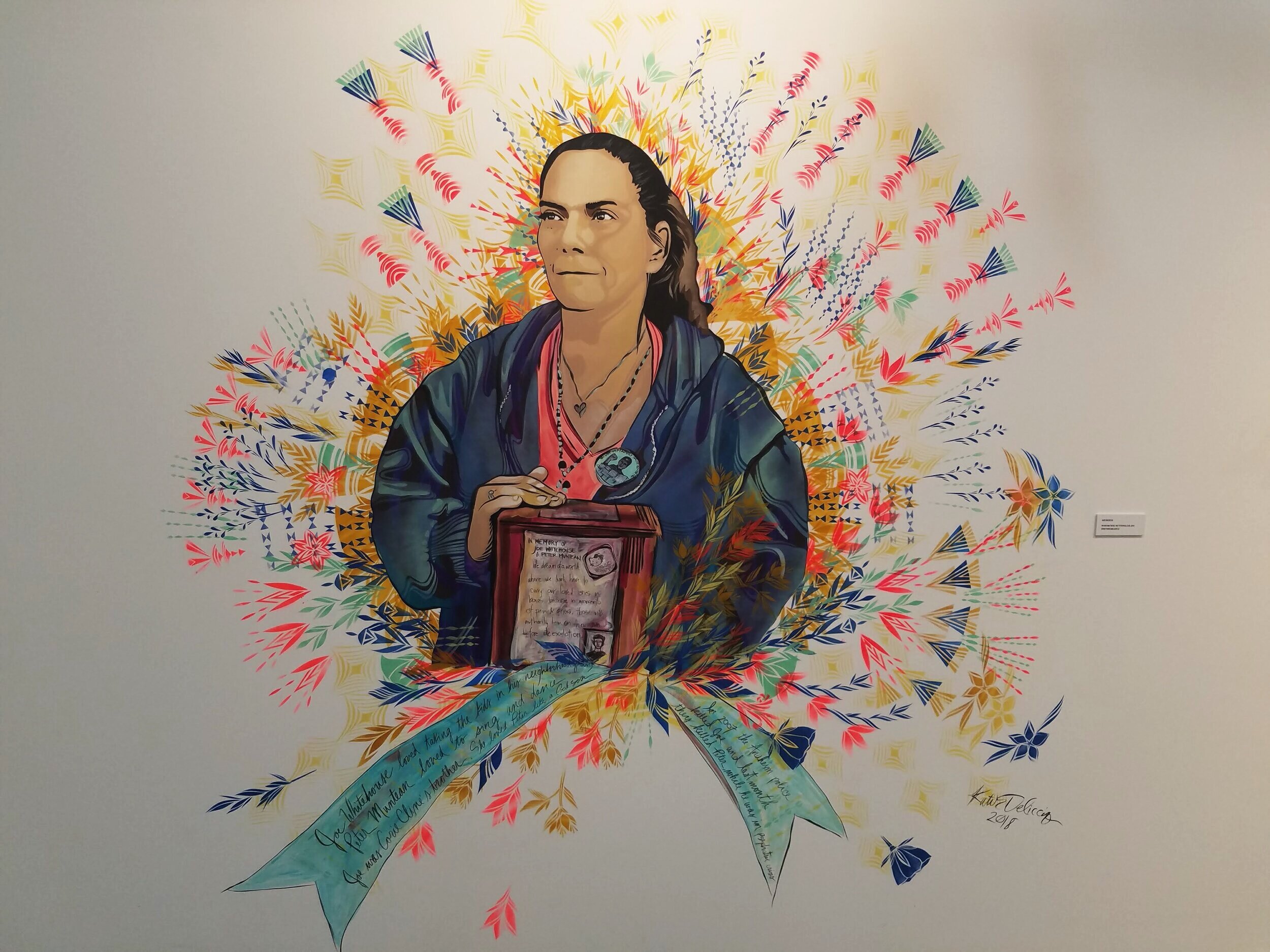Corie Cline, sister of Joe Whitehouse & godmother to Peter Muntean
created for We Rise 2018