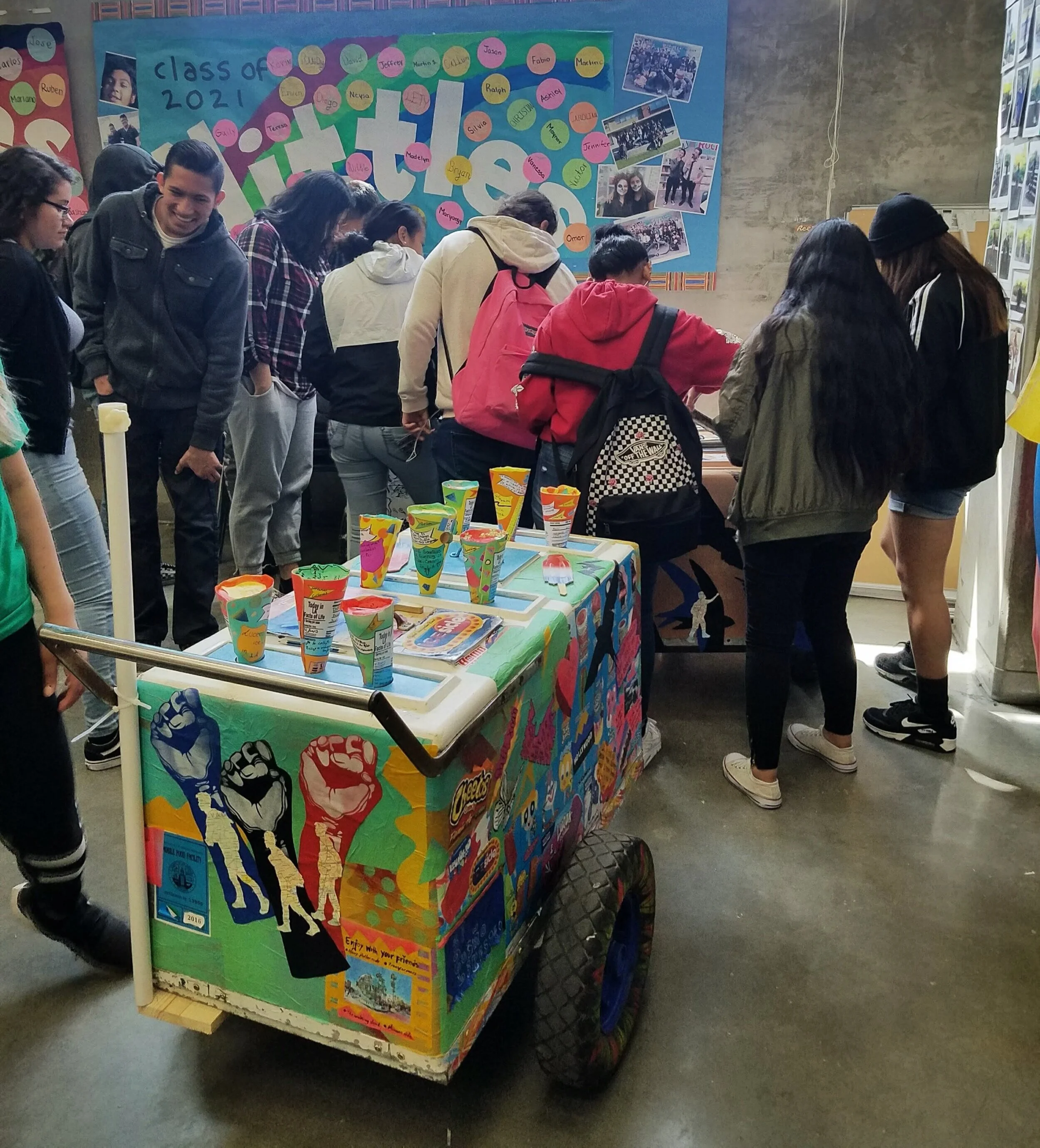 Miguel Contreras High School, Los Angeles CA collaboration with ILEARN AMERICA & Pavel Acevedo